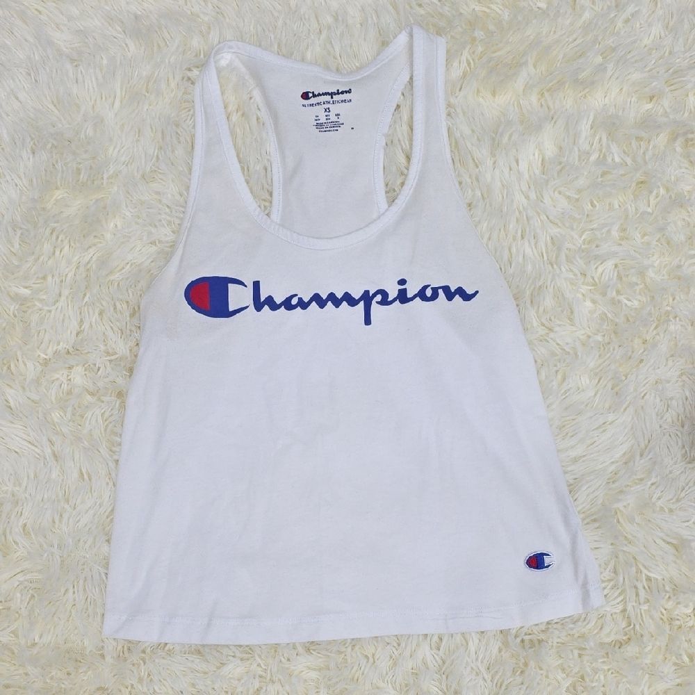 5 For $25 Champion White Racerback Tank
